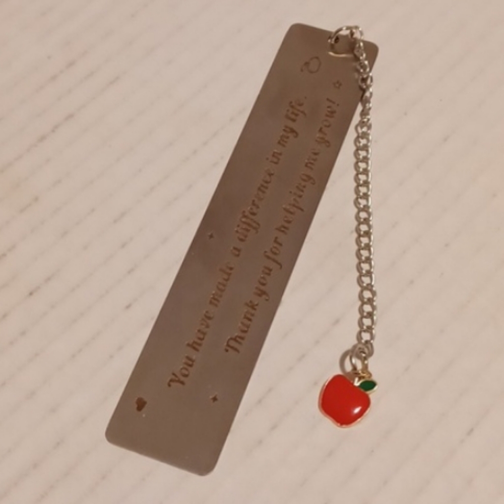 4/$40 New Teacher Bookmark - Thank You Gift